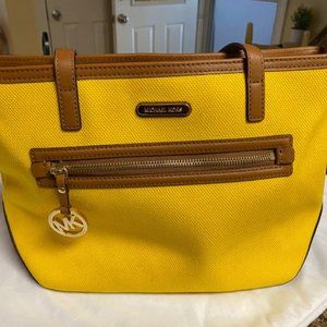 Michael Kors Summer Yellow Purse (NWT)